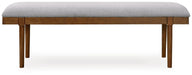 Lyncott 59" Upholstered Dining Bench - Zara Furniture (Kissimmee,FL)