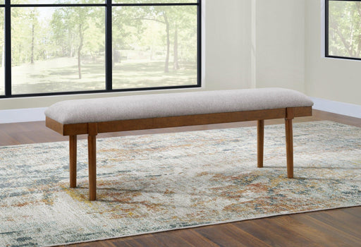 Lyncott 59" Upholstered Dining Bench - Zara Furniture (Kissimmee,FL)