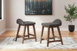 Lyncott Counter Height Bar Stool - Zara Furniture (Kissimmee,FL)