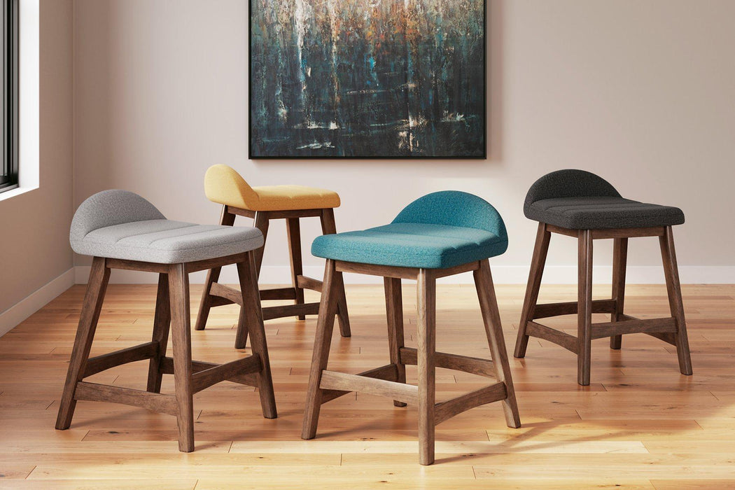 Lyncott Counter Height Bar Stool - Zara Furniture (Kissimmee,FL)