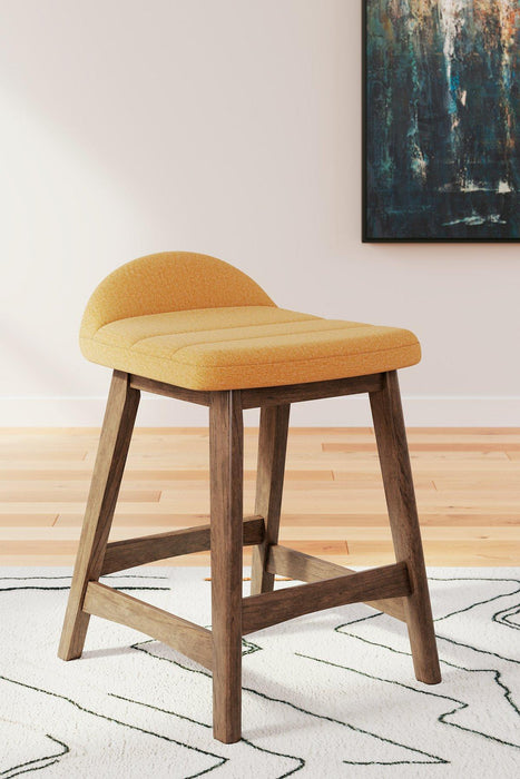 Lyncott Counter Height Bar Stool - Zara Furniture (Kissimmee,FL)