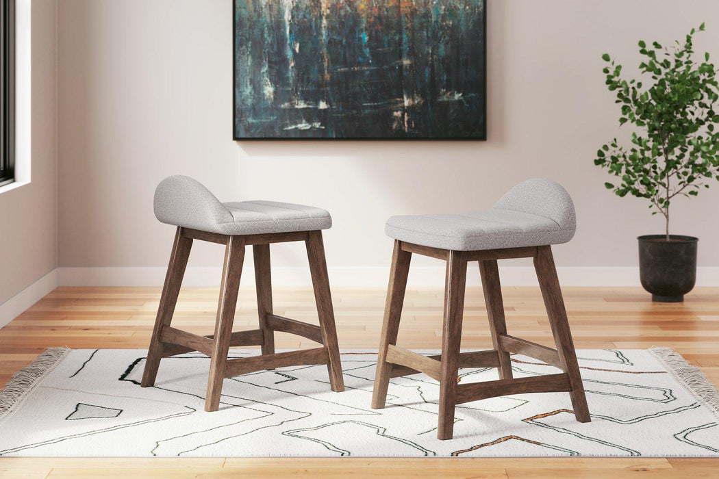 Lyncott Counter Height Bar Stool - Zara Furniture (Kissimmee,FL)