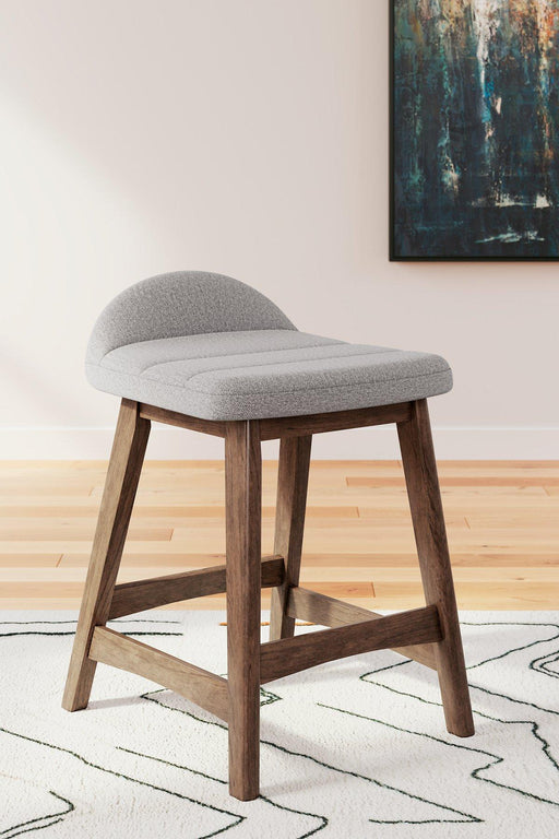 Lyncott Counter Height Bar Stool - Zara Furniture (Kissimmee,FL)
