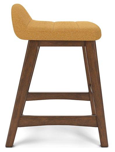 Lyncott Counter Height Bar Stool - Zara Furniture (Kissimmee,FL)