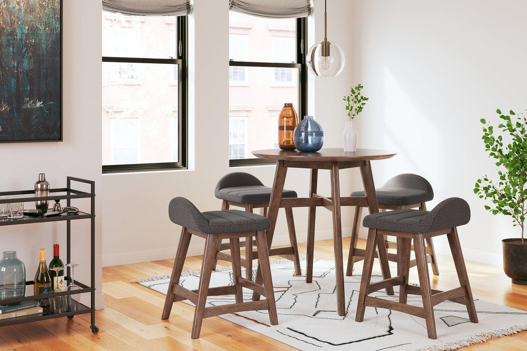 Lyncott Counter Height Bar Stool - Zara Furniture (Kissimmee,FL)
