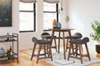 Lyncott Counter Height Bar Stool - Zara Furniture (Kissimmee,FL)