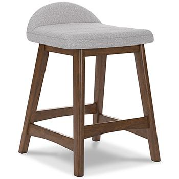 Lyncott Counter Height Bar Stool - Zara Furniture (Kissimmee,FL)