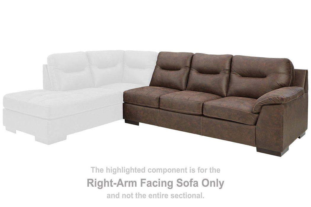 Maderla 2 - Piece Sectional with Chaise - Zara Furniture (Kissimmee,FL)