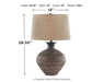 Magan Table Lamp - Zara Furniture (Kissimmee,FL)