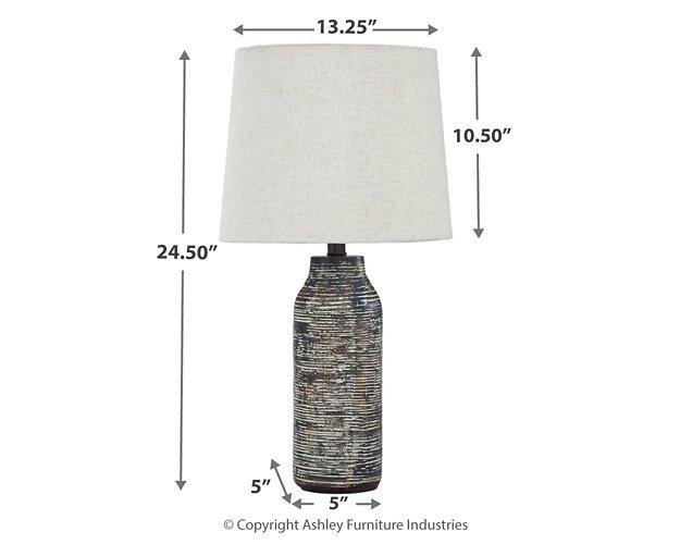 Mahima Table Lamp (Set of 2) - Zara Furniture (Kissimmee,FL)