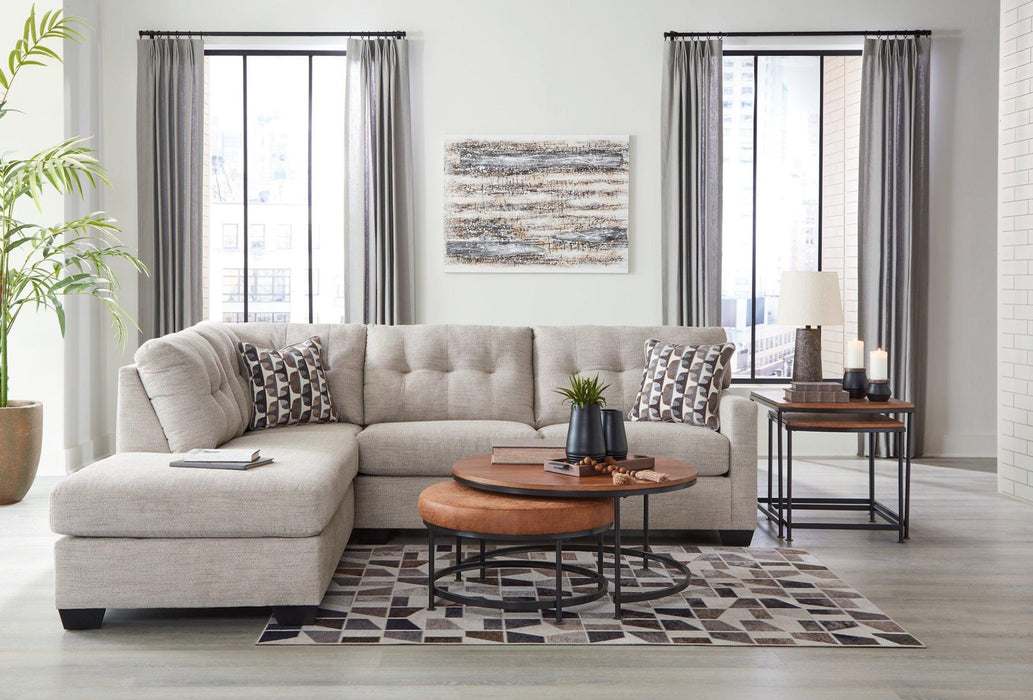 Mahoney 2 - Piece Sectional with Chaise - Zara Furniture (Kissimmee,FL)
