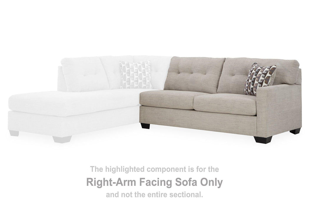 Mahoney 2 - Piece Sectional with Chaise - Zara Furniture (Kissimmee,FL)
