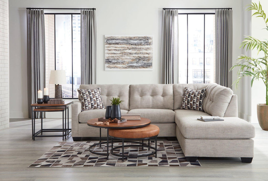 Mahoney 2 - Piece Sectional with Chaise - Zara Furniture (Kissimmee,FL)