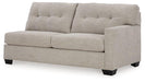 Mahoney 2 - Piece Sleeper Sectional with Chaise - Zara Furniture (Kissimmee,FL)