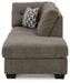 Mahoney 2 - Piece Sleeper Sectional with Chaise - Zara Furniture (Kissimmee,FL)