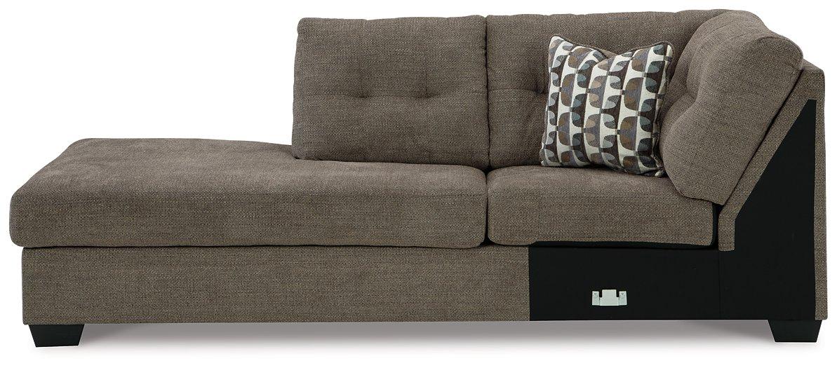 Mahoney 2 - Piece Sleeper Sectional with Chaise - Zara Furniture (Kissimmee,FL)