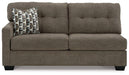 Mahoney 2 - Piece Sleeper Sectional with Chaise - Zara Furniture (Kissimmee,FL)