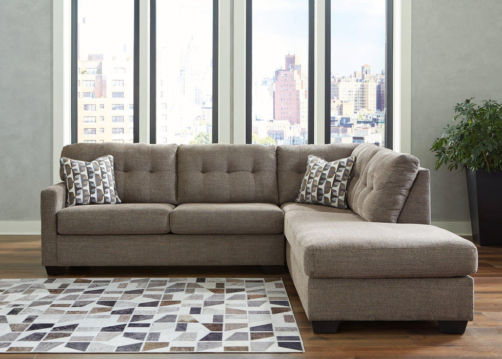 Mahoney 2 - Piece Sleeper Sectional with Chaise - Zara Furniture (Kissimmee,FL)