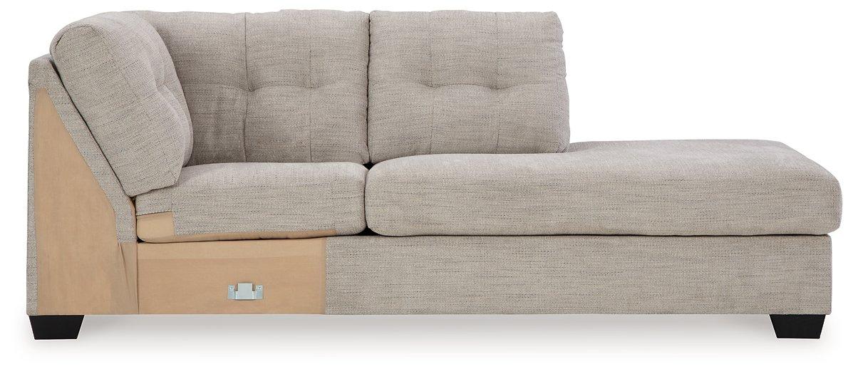 Mahoney 2 - Piece Sleeper Sectional with Chaise - Zara Furniture (Kissimmee,FL)