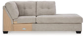 Mahoney 2 - Piece Sleeper Sectional with Chaise - Zara Furniture (Kissimmee,FL)