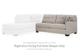 Mahoney 2 - Piece Sleeper Sectional with Chaise - Zara Furniture (Kissimmee,FL)