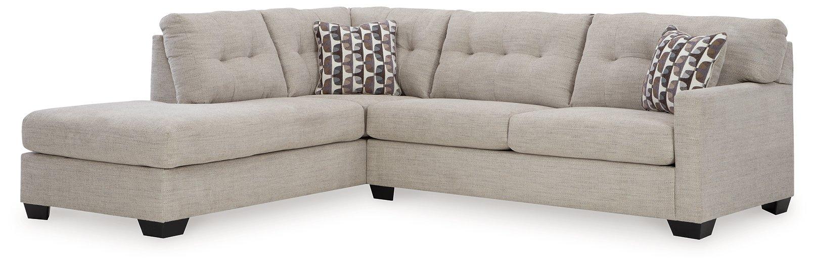 Mahoney 2 - Piece Sleeper Sectional with Chaise - Zara Furniture (Kissimmee,FL)