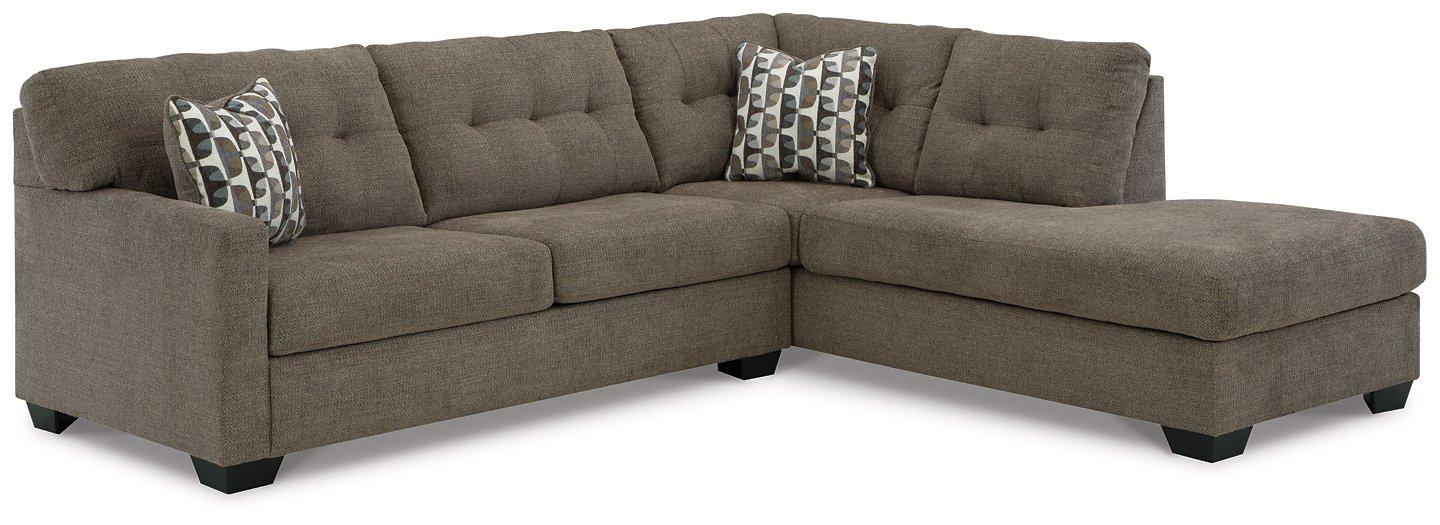 Mahoney 2 - Piece Sleeper Sectional with Chaise - Zara Furniture (Kissimmee,FL)