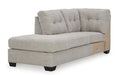 Mahoney 2 - Piece Sleeper Sectional with Chaise - Zara Furniture (Kissimmee,FL)