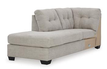 Mahoney 2 - Piece Sleeper Sectional with Chaise - Zara Furniture (Kissimmee,FL)