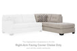 Mahoney 2 - Piece Sleeper Sectional with Chaise - Zara Furniture (Kissimmee,FL)