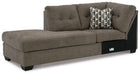 Mahoney 2 - Piece Sleeper Sectional with Chaise - Zara Furniture (Kissimmee,FL)