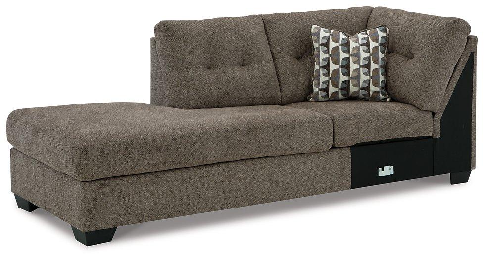 Mahoney 2 - Piece Sleeper Sectional with Chaise - Zara Furniture (Kissimmee,FL)