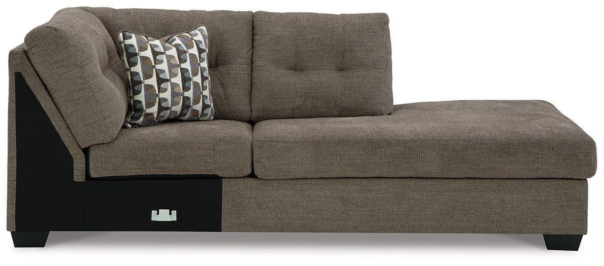 Mahoney 2 - Piece Sleeper Sectional with Chaise - Zara Furniture (Kissimmee,FL)