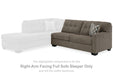 Mahoney 2 - Piece Sleeper Sectional with Chaise - Zara Furniture (Kissimmee,FL)