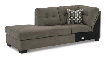 Mahoney 2 - Piece Sleeper Sectional with Chaise - Zara Furniture (Kissimmee,FL)