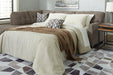 Mahoney 2 - Piece Sleeper Sectional with Chaise - Zara Furniture (Kissimmee,FL)