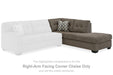 Mahoney 2 - Piece Sleeper Sectional with Chaise - Zara Furniture (Kissimmee,FL)