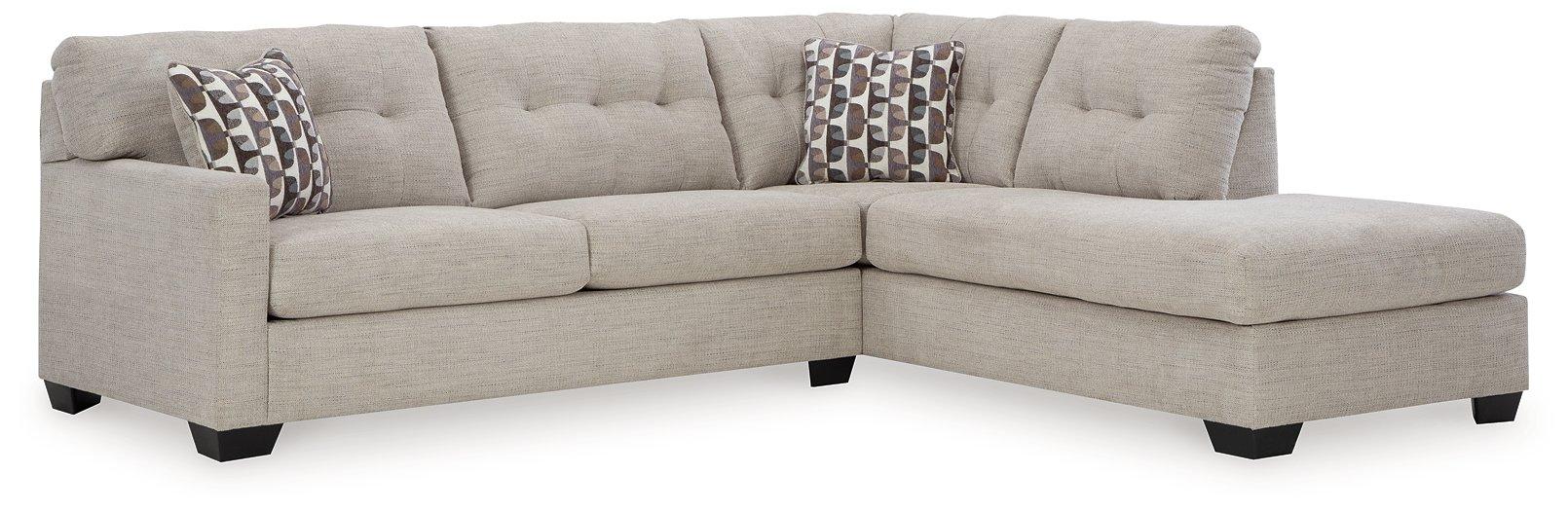 Mahoney 2 - Piece Sleeper Sectional with Chaise - Zara Furniture (Kissimmee,FL)