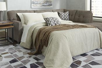 Mahoney 2 - Piece Sleeper Sectional with Chaise - Zara Furniture (Kissimmee,FL)