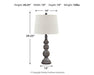 Mair Table Lamp (Set of 2) - Zara Furniture (Kissimmee,FL)