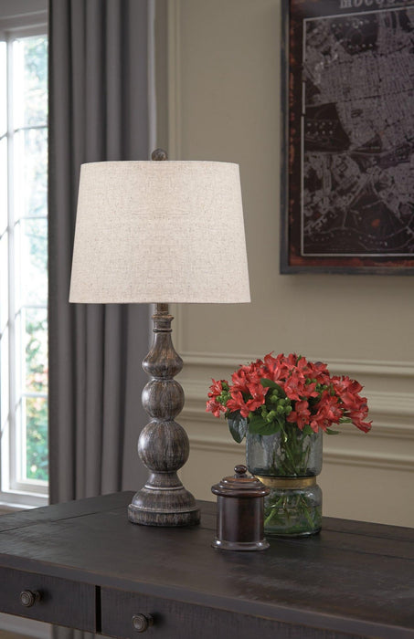 Mair Table Lamp (Set of 2) - Zara Furniture (Kissimmee,FL)