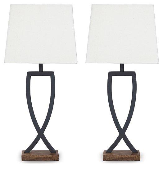 Makara Table Lamp (Set of 2) - Zara Furniture (Kissimmee,FL)