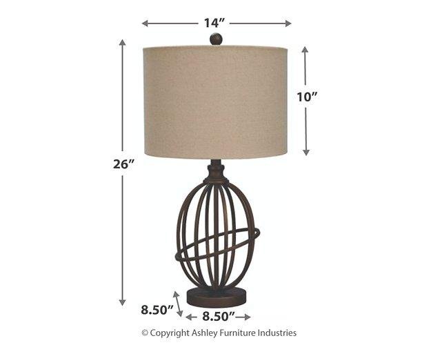 Manasa Lamp Set - Zara Furniture (Kissimmee,FL)