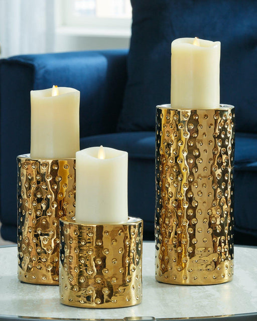Marisa Candle Holder (Set of 3) - Zara Furniture (Kissimmee,FL)