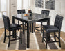 Maysville Counter Height Dining Table and Bar Stools (Set of 5) - Zara Furniture (Kissimmee,FL)