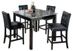 Maysville Counter Height Dining Table and Bar Stools (Set of 5) - Zara Furniture (Kissimmee,FL)