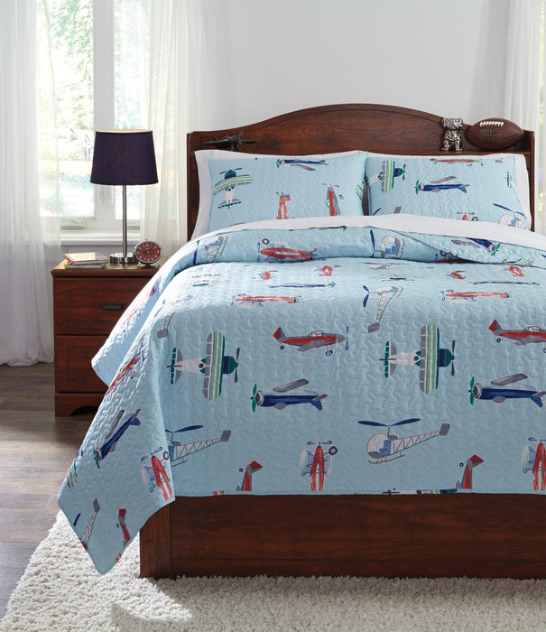 McAllen 3 - Piece Quilt Set - Zara Furniture (Kissimmee,FL)