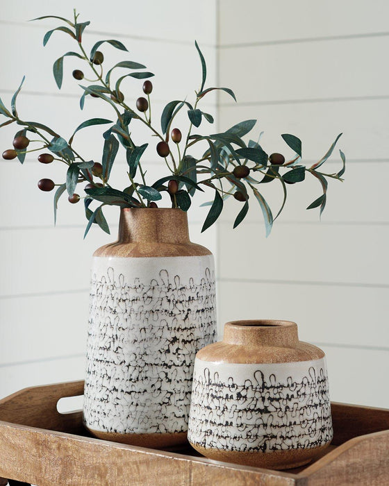 Meghan Vase (Set of 2) - Zara Furniture (Kissimmee,FL)