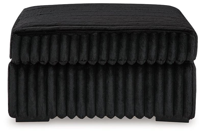 Midnight - Madness Oversized Accent Ottoman - Zara Furniture (Kissimmee,FL)