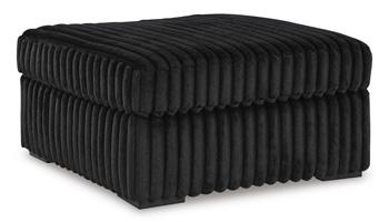 Midnight - Madness Oversized Accent Ottoman - Zara Furniture (Kissimmee,FL)